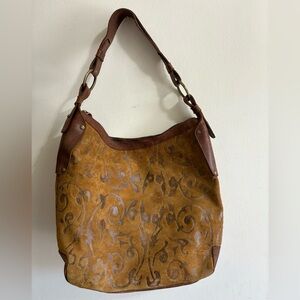 Elegant Brown Patterned Women's Bag